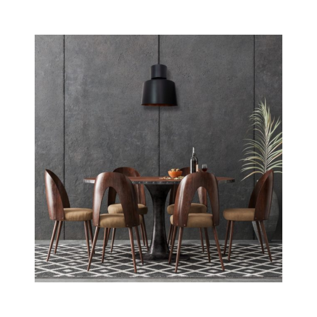 Pendente Cacharrel Preto com Cobre - ENERLUX Pendente Cacharrel Preto com Cobre - ENERLUX