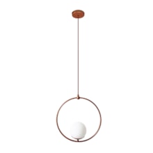 Pendente Drop Círculo Cobre - Enerlux Pendente Drop Círculo Cobre - Enerlux