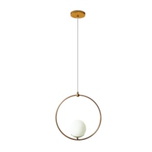 Pendente Drop Círculo Dourado - Enerlux Pendente Drop Círculo Dourado - Enerlux