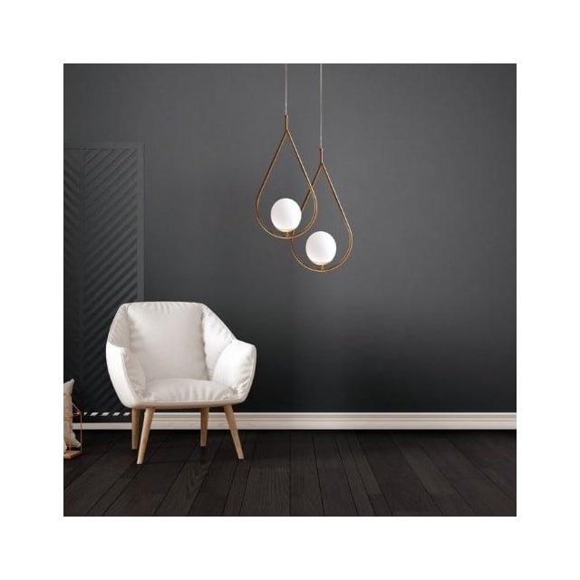 Pendente Drop Gota Dourado - Enerlux Pendente Drop Gota Dourado - Enerlux