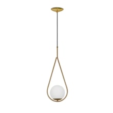 Pendente Drop Gota Dourado - Enerlux