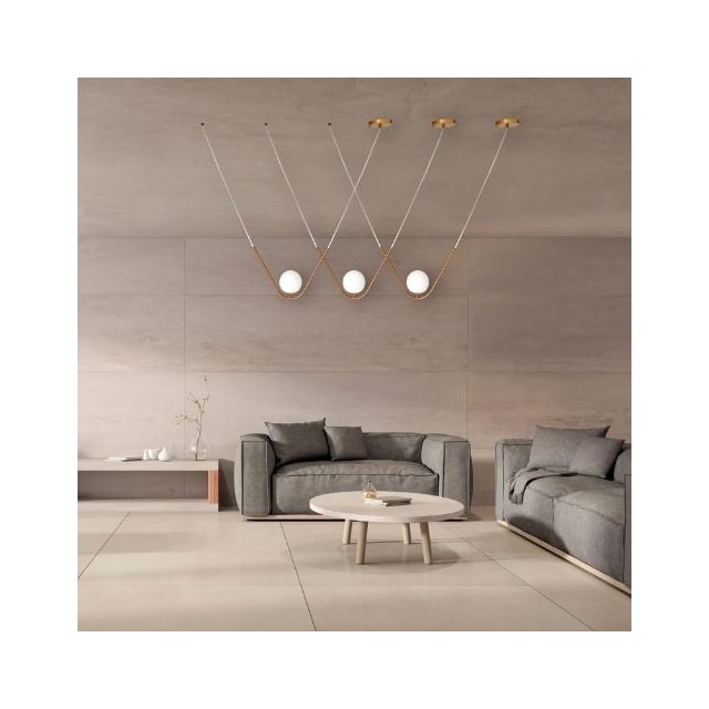 Pendente Drop Virtus Dourado - Enerlux Pendente Drop Virtus Dourado - Enerlux