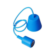 Pendente Silicone E27 Bivolte Solo Azul - DILUX