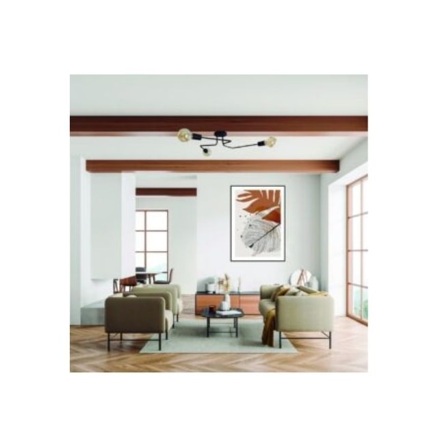 Pendente Sputnik Aranha 3 Hastes Preto - ENERLUX Pendente Sputnik Aranha 3 Hastes Preto - ENERLUX