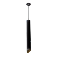 Pendente Vértico Preto 30cm - ENERLUX