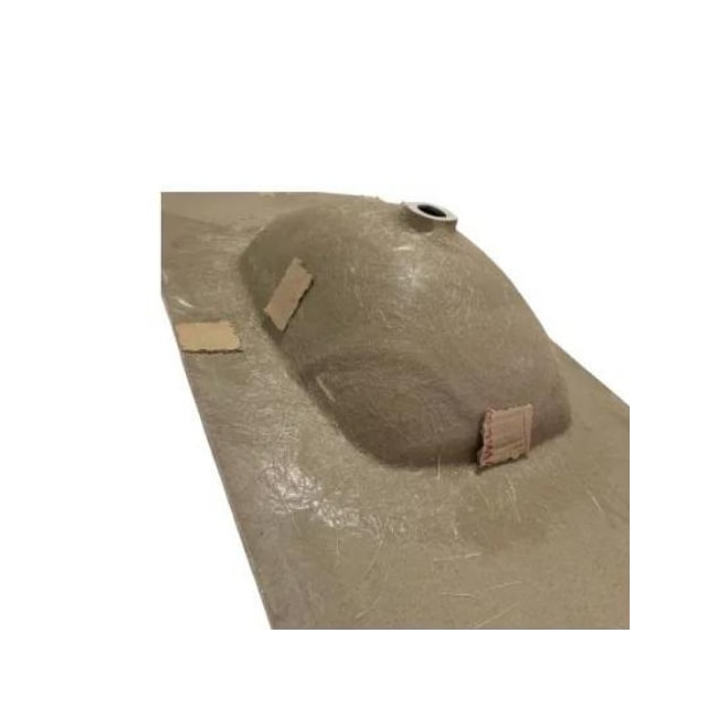 Pia de Cozinha 1,00 x 0,50m Cinza Granitado Fibra - FORTMÁRMORE Pia de Cozinha 1,00 x 0,50m Cinza Granitado Fibra - FORTMÁRMORE