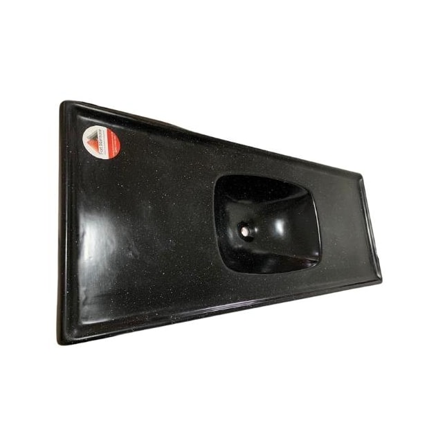 Pia de Cozinha 1,00 x 0,50m Grafite Granitado Fibra - FORTMÁRMORE Pia de Cozinha 1,00 x 0,50m Grafite Granitado Fibra - FORTMÁRMORE