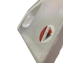 Pia de Cozinha 1,20 x 0,50m Branco Granitado Fibra - FORTMÁRMORE  Pia de Cozinha 1,20 x 0,50m Branco Granitado Fibra - FORTMÁRMORE