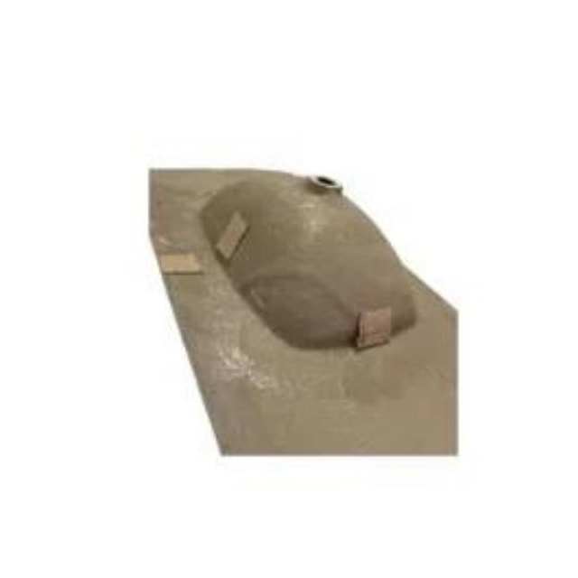 Pia de Cozinha 1,20 x 0,50m Cinza Granitado Fibra - FORTMÁRMORE Pia de Cozinha 1,20 x 0,50m Cinza Granitado Fibra - FORTMÁRMORE