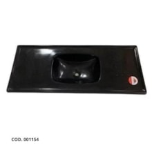 Pia de Cozinha 1,20 x 0,50m Grafite Granitado Fibra - FORTMÁRMORE Pia de Cozinha 1,20 x 0,50m Grafite Granitado Fibra - FORTMÁRMORE