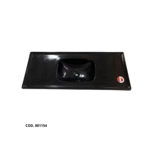 Pia de Cozinha 1,20 x 0,50m Grafite Granitado Fibra - FORTMÁRMORE Pia de Cozinha 1,20 x 0,50m Grafite Granitado Fibra - FORTMÁRMORE