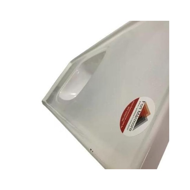 Pia de Cozinha 1,40 x 0,50m Branco Granitado Fibra - FORTMÁRMORE Pia de Cozinha 1,40 x 0,50m Branco Granitado Fibra - FORTMÁRMORE