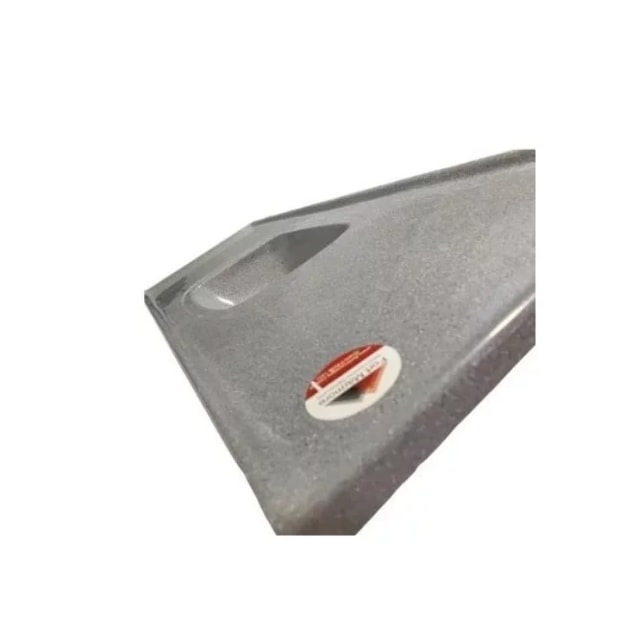 Pia de Cozinha 1,50 x 0,50m Cinza Granitado Fibra - FortMármore  Pia de Cozinha 1,50 x 0,50m Cinza Granitado Fibra - FortMármore