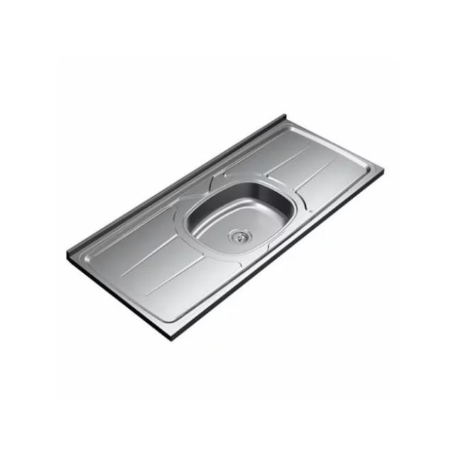 Pia Plus 30 de Inox 1,20 x 0,53cm Cuba N4.095 - GHELPLUS