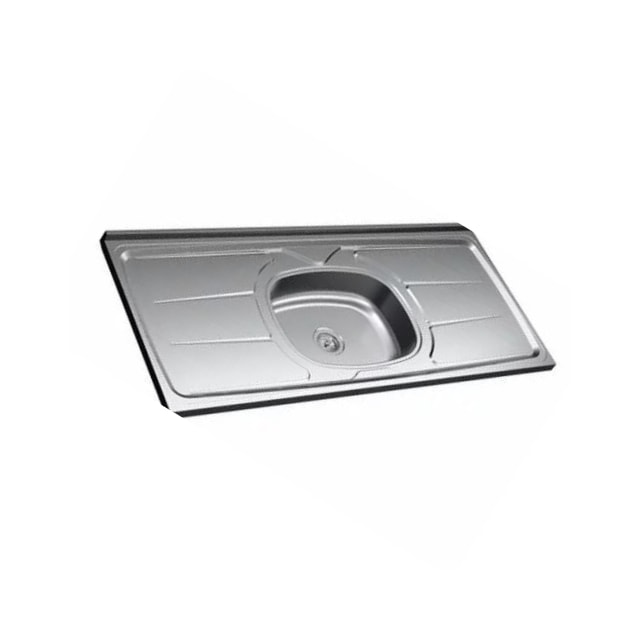 Pia Plus 30 de Inox 1,20 x 0,53cm Cuba N4.095 - GHELPLUS