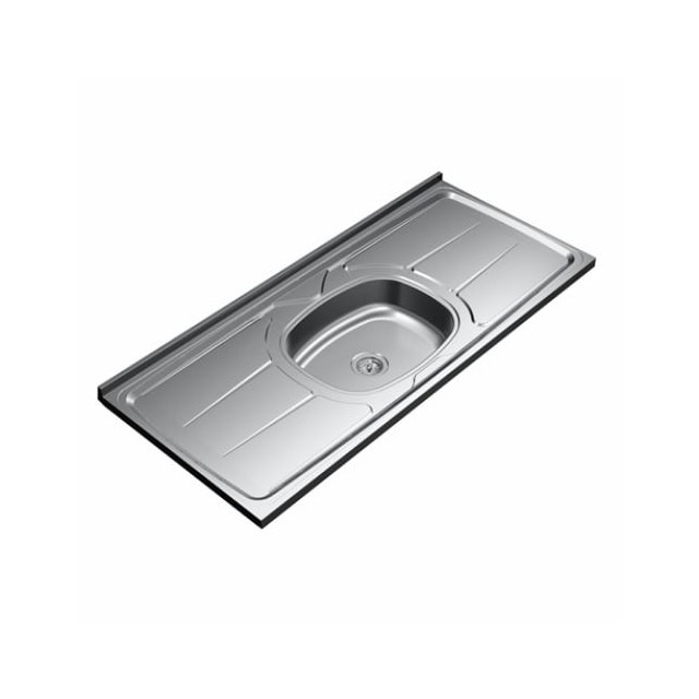 Pia Plus 30 de Inox 1,50m x 0,53cm Cuba N4.110 - GHELPLUS