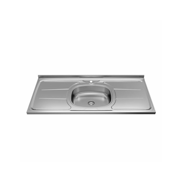 Pia Plus 30 de Inox 1,50m x 0,53cm Cuba N4.110 - GHELPLUS Pia Plus 30 de Inox 1,50m x 0,53cm Cuba N4.110 - GHELPLUS