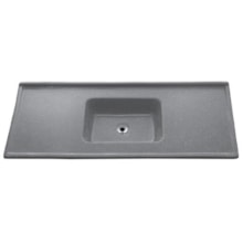 Pia Premium de Mármore Sintético 1,00 x 0,50 m Cinza Real - Decoralita Pia Premium de Mármore Sintético 1,00 x 0,50 m Cinza Real - Decoralita