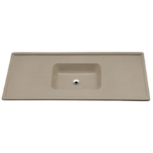 Pia Premium de Mármore Sintético 1,00 x 0,50 m Marrom Imperial - Decoralita Pia Premium de Mármore Sintético 1,00 x 0,50 m Marrom Imperial - Decoralita