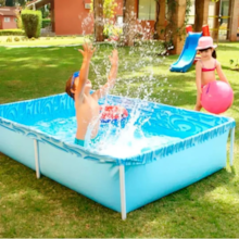 Piscina 1000 Litros Retangular Infantil Azul - Mor