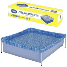 Piscina 400 Litros Retangular Infantil Azul - MOR