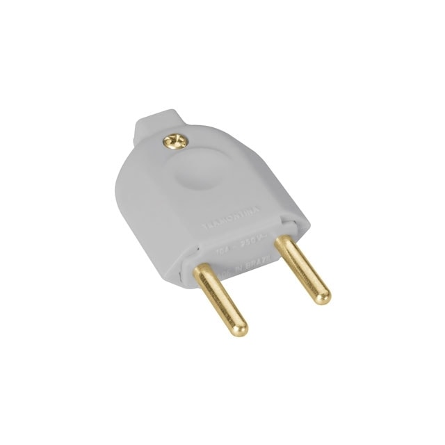Plug Macho 2P 10A Cor Sortida - TRAMONTINA Plug Macho 2P 10A Cor Sortida - TRAMONTINA