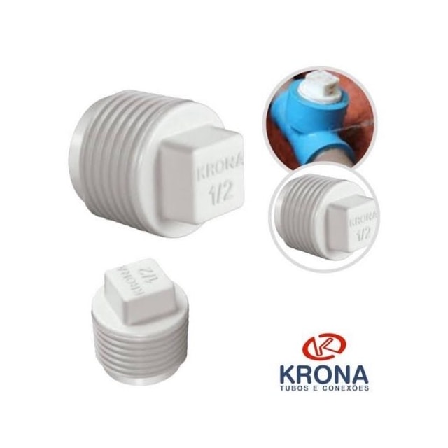 Plug Roscável (Bujão) 1/2" - Krona