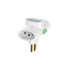Plugue T 3 Saídas 2P+T 10A Branco - Daneva Plugue T 3 Saídas 2P+T 10A Branco - Daneva