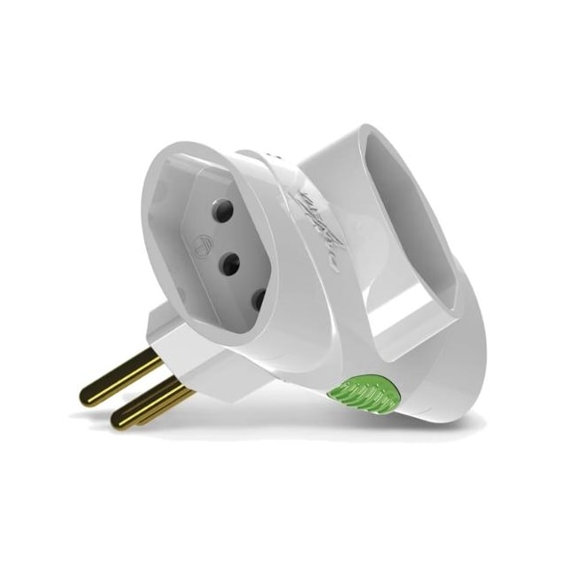 Plugue T 3 Saídas 2P+T 10A Branco - Daneva Plugue T 3 Saídas 2P+T 10A Branco - Daneva