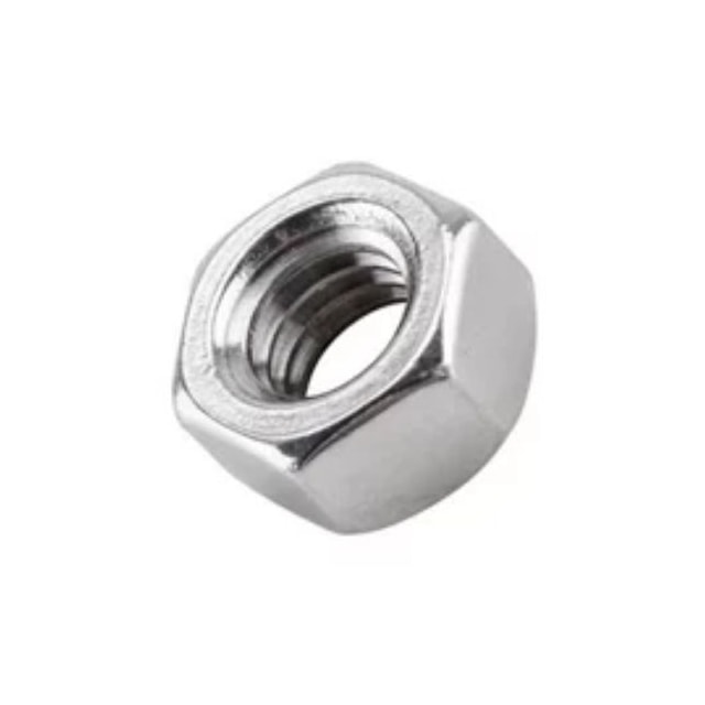 Porca Sextrava Galvanizada Alta Zincada 1/4" - Marca Genérica