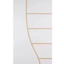 Porta Decorada Branca 2,10 X 0,60m Ondular - ALPHAS PLUS
 Porta Decorada Branca 2,10 X 0,60m Ondular - ALPHAS PLUS