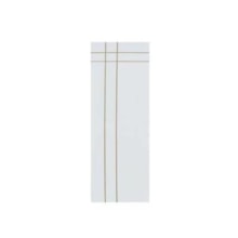 Porta Decorada Branca 2,10 X 0,60m Reta - ALPHAS PLUS