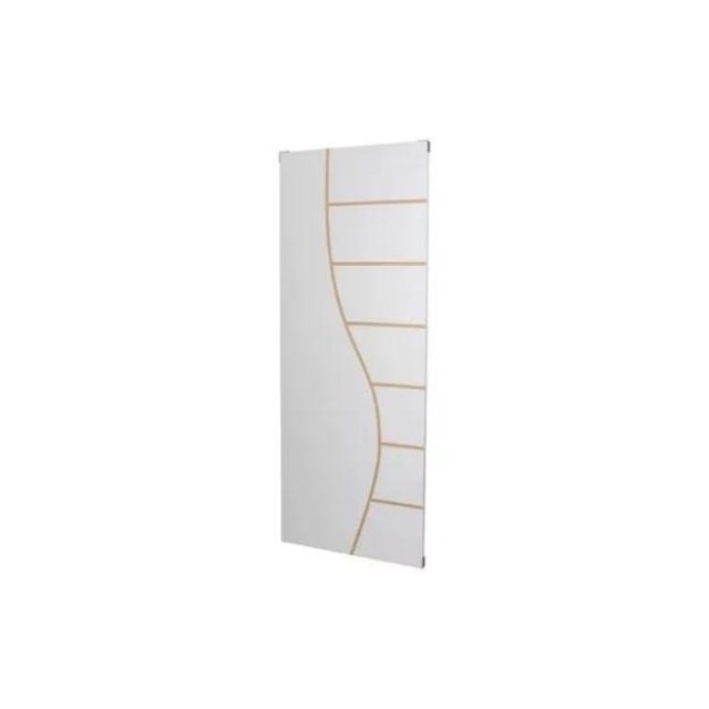 Porta Decorada Branca 2,10 X 0,80m Ondular - ALPHAS PLUS Porta Decorada Branca 2,10 X 0,80m Ondular - ALPHAS PLUS