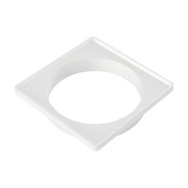 Porta Grelha Quadrado 100mm Branca - Tigre  Porta Grelha Quadrado 100mm Branca - Tigre