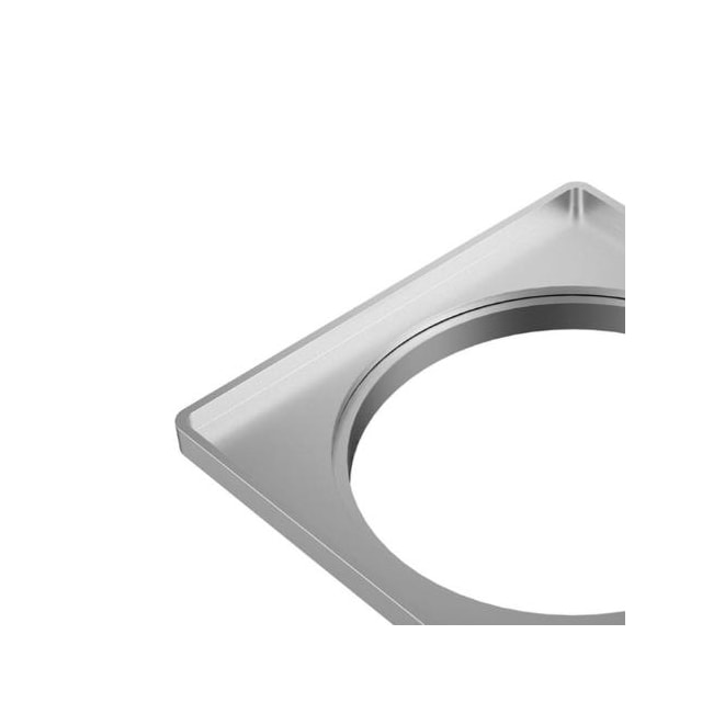 Porta-Grelha Quadrado Cinza 9,4 x 9,4cm - Astra Porta-Grelha Quadrado Cinza 9,4 x 9,4cm - Astra