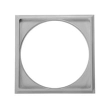 Porta-Grelha Quadrado Cinza 9,4 x 9,4cm - Astra Porta-Grelha Quadrado Cinza 9,4 x 9,4cm - Astra