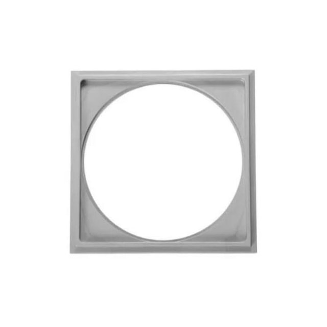 Porta-Grelha Quadrado Cinza 9,4 x 9,4cm - Astra Porta-Grelha Quadrado Cinza 9,4 x 9,4cm - Astra