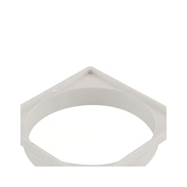 Porta Grelha Quadrado PVC de 10X10 com Suporte - Mesano Porta Grelha Quadrado PVC de 10X10 com Suporte - Mesano