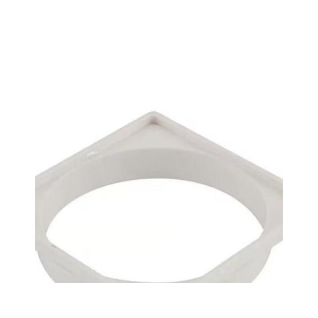 Porta Grelha Quadrado PVC de 10X10 com Suporte - Mesano Porta Grelha Quadrado PVC de 10X10 com Suporte - Mesano