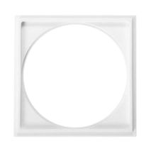 Porta Grelha Quadrado Pvc De 15 X 15 - Mesano Porta Grelha Quadrado Pvc De 15 X 15 - Mesano