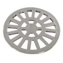 Porta-Grelha Redondo Cinza Diamante 9,7cm - Astra Porta-Grelha Redondo Cinza Diamante 9,7cm - Astra