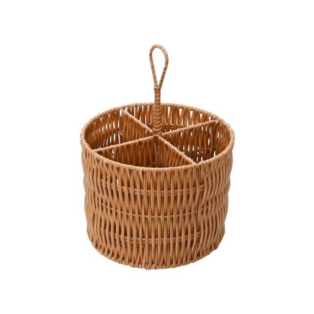 Porta Talher em Rattan Redondo Mimo Style