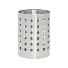 Porta Talheres Redondo em Aço Inoxidável 13cm Mimo Style Porta Talheres Redondo em Aço Inoxidável 13cm Mimo Style