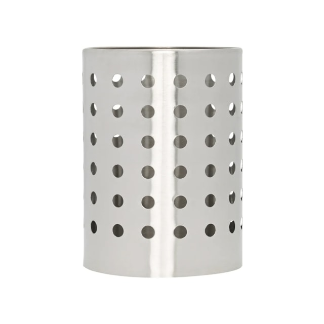 Porta Talheres Redondo em Aço Inoxidável 13cm Mimo Style Porta Talheres Redondo em Aço Inoxidável 13cm Mimo Style