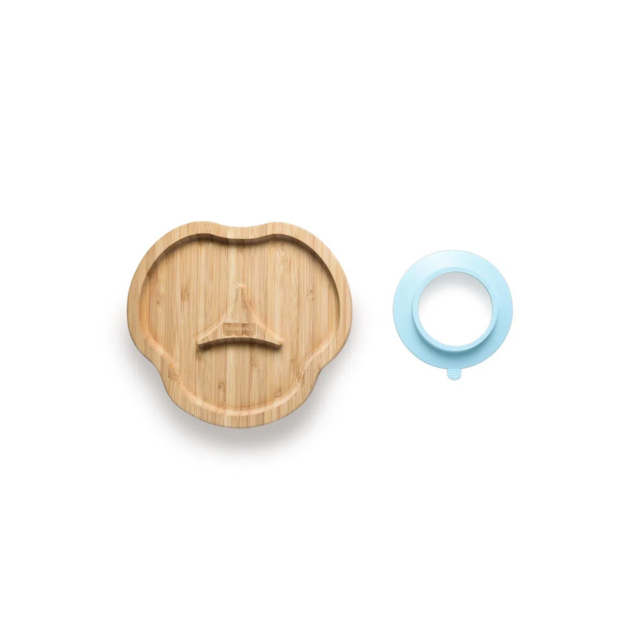 Prato com Divisórias e Ventosa Bam N' Boo 6+M Azul Fisher Price - BB1176 Prato com Divisórias e Ventosa Bam N' Boo 6+M Azul Fisher Price - BB1176