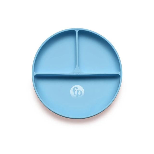 Prato de Silicone com Divisória e Ventosa Yummy! Fisher-Price Azul Prato de Silicone com Divisória e Ventosa Yummy! Fisher-Price Azul