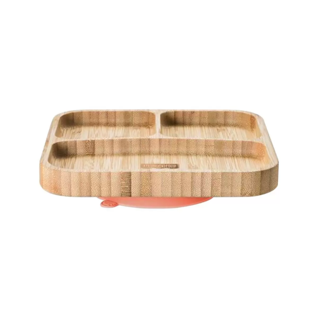 Prato Quadrado com Divisórias e Ventosa Bam N Boo 6+M Fisher Price Rosa Prato Quadrado com Divisórias e Ventosa Bam N Boo 6+M Fisher Price Rosa