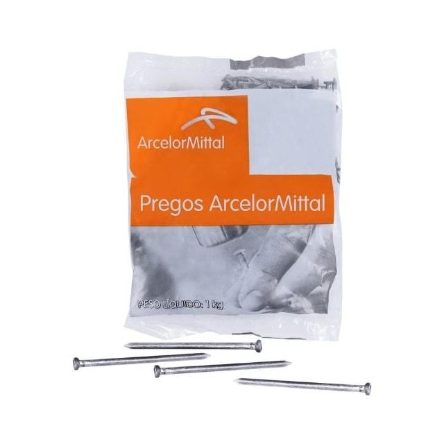 Prego Pol. 18x30 com Cabeça 1Kg - Arcelor Mittal