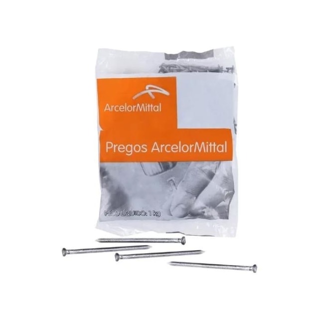 Prego Pol. 18x30 com Cabeça 1Kg - Arcelor Mittal