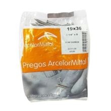 Prego Pol. 19x36 com Cabeça 1Kg - Arcelor Mittal